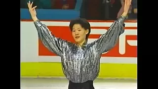 岡崎真 Makoto Okazaki 1993/1994 World Junior (Colorado Springs) Free Skating