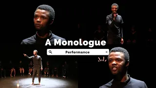 Monologue Performance | playing Thami Mbikwana | The Market Theatre Laboratory