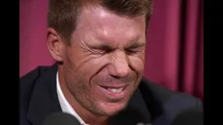 DAVID WARNER APOLOGY WITH FANS | SHOWING HIS TEARS |AS STEVE SMITH DO |