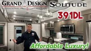 2023 Grand Design Solitude 391DL - Two Master Bedrooms!