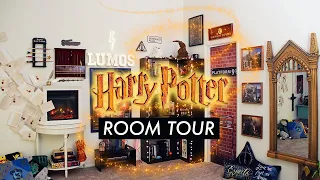 HARRY POTTER ROOM MAKEOVER 2021 *aesthetic fandom room tour*