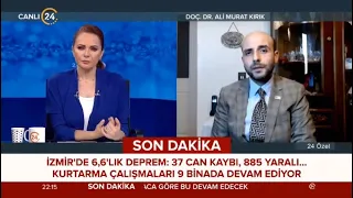 24TV | Doç.Dr Ali Murat Kırık | Deprem anında hayat kurtaracak mobil uygulamalar ve iletişim sağlama