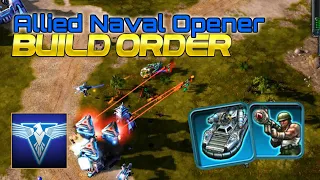 Allied Fast Naval into Javelin Riptide Combo Build Order | Red Alert 3