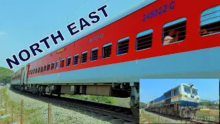 DIESEL: 12505 North East Express (Kamakhya to ANVT) with SGUJ WDP4D EMD Diesel Loco [ROUTE DIVERTED]