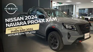 Nissan Navara Pro4x Xám Xi 2024. Những nâng cấp trên phiên bản mới