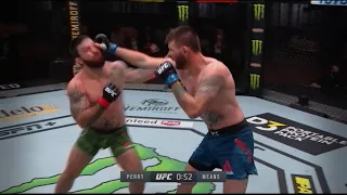 Tim Means Piecing up Mike Perry (HD)