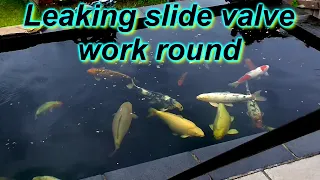 ***KOI POND***KOI POND FILTERS***LEAKING SLIDE VALVE***BLANKET WEED**