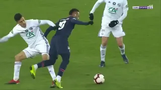 Neymar Blessure vs Strasbourg 23-01-2019