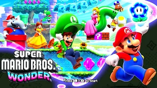Super Mario Bros. Wonder - Full Game 2-Player Walkthrough (Peach & Daisy)