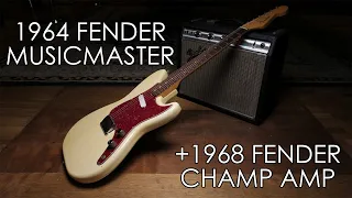 "Pick of the Day" - 1964 Fender Musicmaster and 1968 Champ Amp