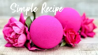 Bath Bomb Basics for Beginners!  SIMPLE RECIPE + Molding Tips!