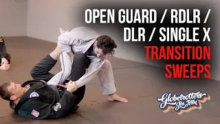 Winter Camp 2020: Open guard/ RDLR /DLR /single X transition sweeps with Mariusz Grzywinski