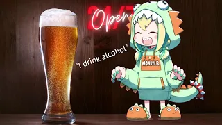 "Cant do something? Just drink alcohol!" - Pikamee