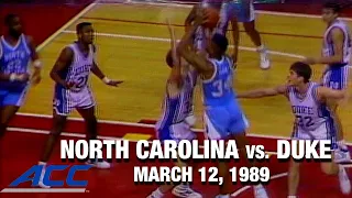 North Carolina vs. Duke Championship Game | ACC Men's Basketball Classic (1989)