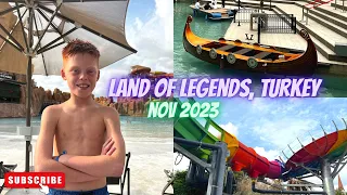 Land Of Legends | Nov 2023 | Antalya, Turkey 💚🎢🌊🛍️✨