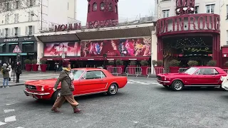 La Traversée de Paris du dimanche 14 janvier 2024, voitures anciennes à Paris 9eme !!