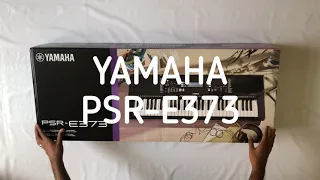 Yamaha Piano Keyboard PSR E373 | Unboxing | Zanchury