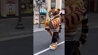 Kung Fu Panda Po and Tigress Universal Studios Singapore #shorts