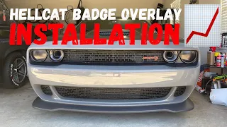 Installation of hellcat badge overlay decals🔥