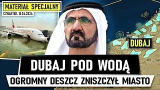 DUBAJ POD WODĄ - Dlaczego wielka woda zalała miasto? (#ŚwiatTeraz)