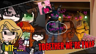 Afton family reacts to FNaF movie 🌚⚠️//gc//FNaF