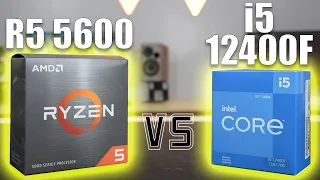 Intel i5 12400F vs Ryzen 5 5600 | RTX 3060 | 25 in-game tool benchmarks | 1080p