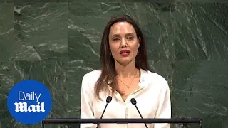 Angelina Jolie delivers keynote address at UN Peacekeeping meeting