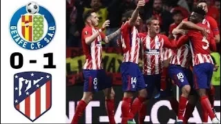 Getafe Vs Atletico Madrid 0-1 Highlights And Goals 12-05-2018