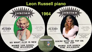 Mamie Van Doren & June Wilkinson "Bikini With No Top" 1964 Leon Russell piano