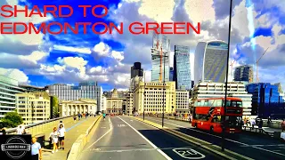 London 4K 🚍 149 Ride Shard to Edmonton Green Join me on Board