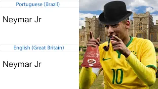 Neymar Jr in different languages meme (Part 2)