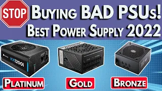 🛑STOP🛑 Making These PSU Mistakes! Best Power Supply for PC 2022