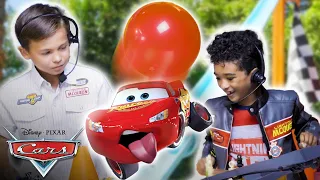 Lightning McQueen Stunt Crash Fails & Bloopers | Pixar Cars