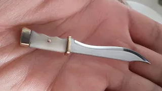 Making The Best Gift For A Guy!! DIY Miniature Hunting Knife