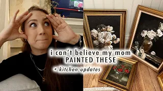 I can’t believe my mom PAINTED THESE + kitchen Reno updates! | XO, MaCenna Vlogs