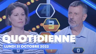 Emission Quotidienne du Lundi 31 octobre 2022 - Questions pour un Champion