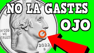 HASTA $65 00 DOLARES  POR MONEDAS CON ESTE ERROR 2023 BUSCALAS