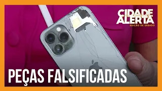 Patrulha do Consumidor: segurança tenta impedir gravação após consumidora reclamar de celular