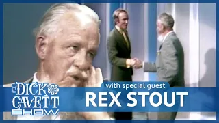 'Nero Wolfe' Author REX STOUT Chats About Writing | The Dick Cavett Show