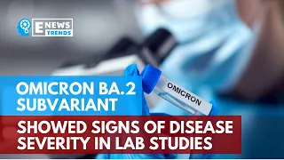 Omicron BA.2 Subvariant Showed Signs of Disease Severity in Lab Studies