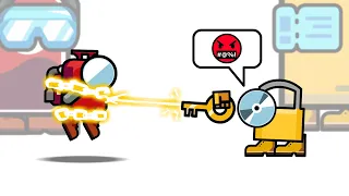 Mini Crewmate Kills Emoji Character - Part 2 | Among Us