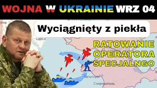 04 WRZ: NAGRANIE: Niezłomni Ukraińscy Specjalsi URATOWALI PRZYJACIELA UNIKAJĄC RAKIET ROSJAN