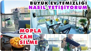 BÜYÜK EV TEMİZLİĞİ🏠 BALKON TEMİZLİĞİ VE DÜZENİ ✅MOPTAN MEMNUNUM//NEFİS FIRIN YEMEĞİ// VLOG