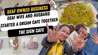 Deaf Owned Business: Deaf Married Couple Started The Sign Cafe in Nepal!