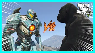 【阿航】GTA5 抓鬼特工隊被迫解散? 機甲獵人號登場! 壓制失控金剛! | 抓鬼特工08 ( GTA5 MOD )