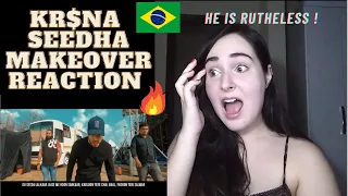 SEEDHA MAKEOVER REACTION - KRSNA | BRAZILIAN GIRL REACTS TO KRSNA DISS EMIWAY