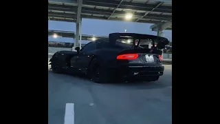 dodge viper flames