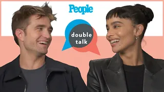 Robert Pattinson & Zoë Kravitz on Tackling Iconic Roles in 'The Batman' | Double Talk | PEOPLE