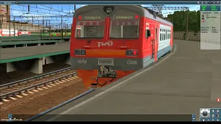 Утреннее движение поездов на Казанском вокзале |  Trainz2012