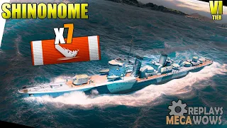 Shinonome 7 Kills & 146k Damage | World of Warships Gameplay 4k